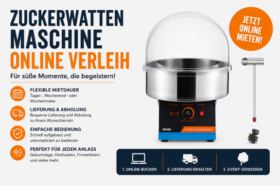 Vevor Zuckerwattenmaschine